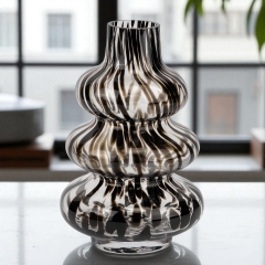 Ваза "Три чорні хвилі", 22 см ТІЛЬКИ САМОВИВІЗ (9287-009)