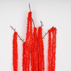 Штучна звисаюча гілка "Амарант", червона, 120 см (9297-001)