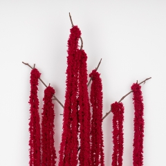 Штучна звисаюча гілка "Амарант", бордова, 120 см (9297-005)