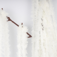 Штучна звисаюча гілка "Амарант", біла, 120 см (9297-006)