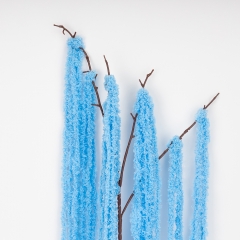 Штучна звисаюча гілка "Амарант", блакитна, 120 см (9297-007)