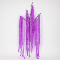 Штучна звисаюча гілка "Амарант", бузкова, 120 см (9297-008)