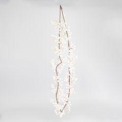 Декоративна гірлянда "Білі ягоди", 175 см (9256-001)