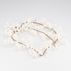 Декоративна гірлянда "Білі ягоди", 175 см (9256-001)