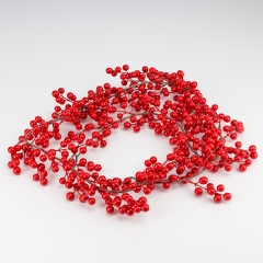 Декоративна гірлянда "Червоні ягоди", 175 см (9256-002)