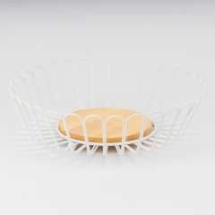 Фруктовница "Дары Солнца", белая, 28 * 9 см СПАСЕННАЯ ПОЗИЦИЯ (9282-009)