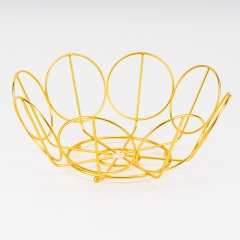 Фруктовница "Теплый луч", золотая, 26 * 10,5 см СПАСЕННАЯ ПОЗИЦИЯ (9282-014)