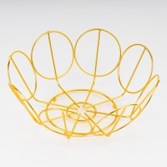 Фруктовница "Теплый луч", золотая, 26 * 10,5 см СПАСЕННАЯ ПОЗИЦИЯ (9282-014)