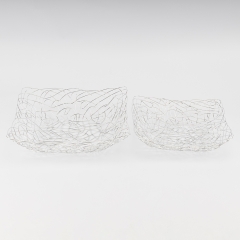 Набор с 2 фруктовниц "Серебряная гармония", 26,5 * 26,5 см СПАСЕННАЯ ПОЗИЦИЯ (9290-006)