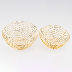 Набор с 2 фруктовниц "Золотое кружево", 25,5 * 10,5 см СПАСЕННАЯ ПОЗИЦИЯ (9290-007)