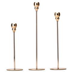 Набір з 3 підсвічників "Симфонія", золотий, 32*27*22 см (9137-003)