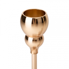 Набір з 3 підсвічників "Симфонія", золотий, 32*27*22 см (9137-003)