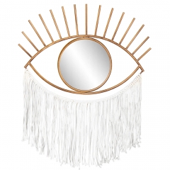 УЦІНКА Дзеркало настінне "Золоте око", 79 см (САМОВИВІЗ АБО ОКРЕМА ТТН) (Потертості,подряпини на рамі,скол на дзеркалі) (00BR-8926-019)