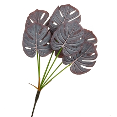 Гілка монстери темно-сіра штучна (8408-051)