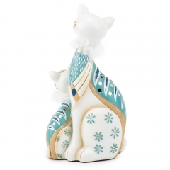 Статуетка "Родина білих котів" (8933-003)