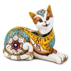 Статуетка "Етно кішка", 15 см (8933-005)