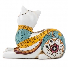 Статуетка "Етно кішка", 15 см (8933-005)