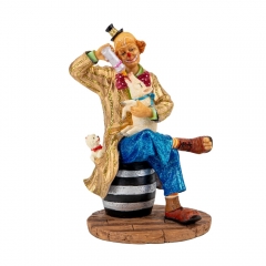 Статуетка "Клоун з поросям" (14 см) (72296AA)