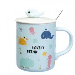 УЦІНКА Чашка "Cute animals", 400 мл. (Тріщина на фігурці,дефект лиття) (00BR-8805-025)