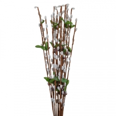 Штучна гілка верби "Котики", 68 см (9225-002)