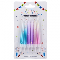 Набір свічок для торта "Дотик свята", 9 см (9022-001)