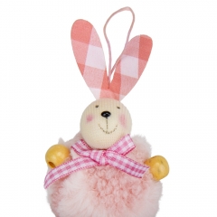 Подвесная фигурка "Кролица", розовая, 15,5 см. (9109-006)