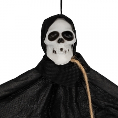 Декор на Хелловін "Чорний примарний скелет", 44 см (9243-022)