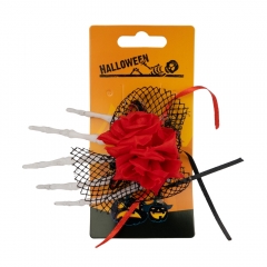 Декор на Хелловін "Троянда примари", 10,5 см (9243-025)