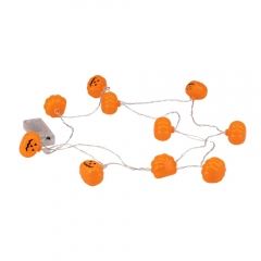 Світлодіодна гірлянда (LED) з 10 елементами "Гарбузики", 190 см (9243-027)