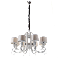 Люстра перламутровая на 8 абажуров (QL008/8) (QL008/8)