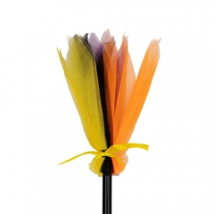 Декор на Хелловін "Мітла кольорова", 80 см (9243-052)