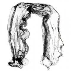 Декор на Хелловін "Чорна штора", 70 * 190 см (9243-056)