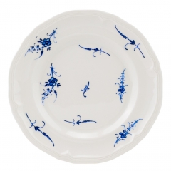 УЦІНКА Тарілка "Біло-синя класика", 24 см (Дефект фарбування,чорні краплинки) (00BR-9198-008)