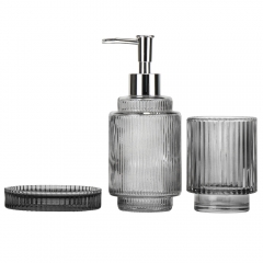 УЦІНКА Набір для ванної кімнати "Затишна оаза" (Дефект заливки скла на мильниці) (00BR-9117-010)
