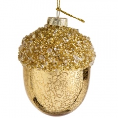 Ялинкова іграшка "Жолудь", 9 см (6017-114)