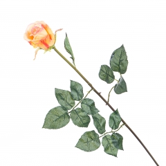 Троянда жовта, 77 см, силікон (008F/yellow)