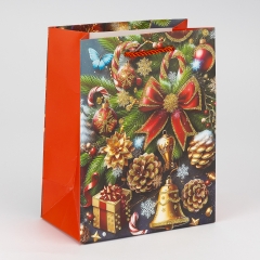 Подарунковий пакет "Новорічне сяйво", 18*23 см * Рандомний вибір дизайну (9263-001)