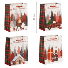 Подарунковий пакет "Різдвяні подарунки", 18*23 см * Рандомний вибір дизайну (9263-007)