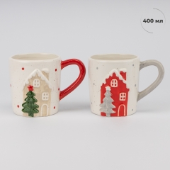Кружка "Новорічний будиночок", 400 мл (6037-025)