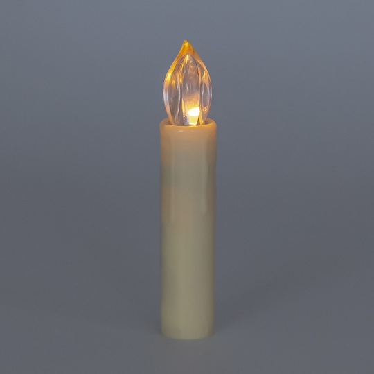 Набір з 10 світлодіодних свічок (LED) з з кліпсами на ялинку, айворі, 10 см (9261-002) Набір з 10 світлодіодних свічок (LED) з з кліпсами на ялинку, айворі, 10 см (9261-002)