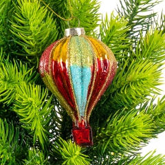 Ялинкова іграшка «Повітряна куля», 7х11см (024NB)