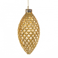 Ялинкова іграшка «Шишка», 7х13см (027NB)