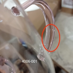 УЦІНКА Скляна кружка з фігуркою “Троянда”, 280 мл (Бульбашка) (00BR-4006-002)