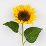 Искусственный подсолнух, оранжевый, 60 см (2026-026/orange)