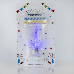 Набір свічок для торта "1", світиться, 7,5 см (9074-081)