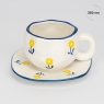 Чашка с блюдцем «Солнечная ромашка», 350 мл (9295-003)
