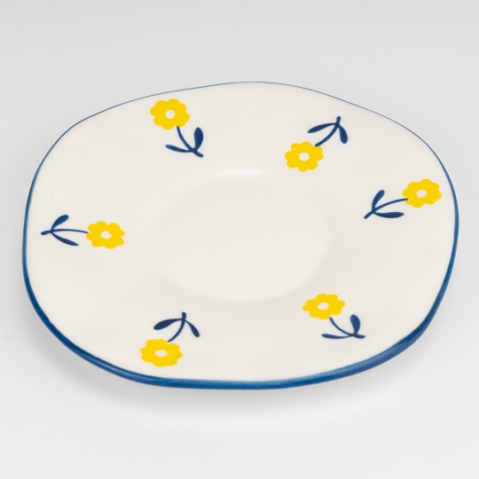 Чашка с блюдцем «Солнечная ромашка», 350 мл (9295-003)