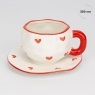 Чашка з блюдцем 