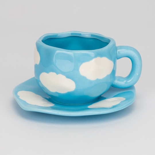 Чашка с блюдцем «Облачка», 350 мл (9295-005)