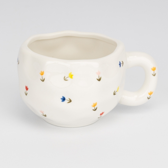 Чашка с блюдцем «Летние цветы», 350 мл (9295-006)